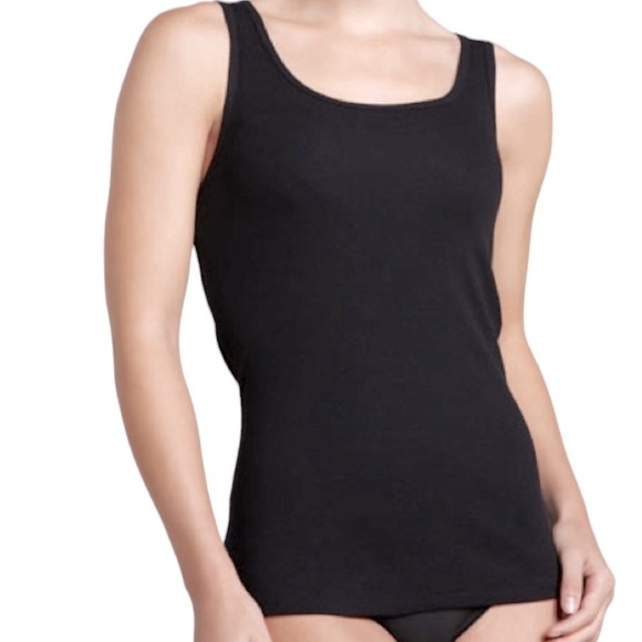 Spanx Show Topper‎ Tank with Built in Body Suit Black size S - Picture 1 of 8
